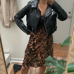 Leopard Midi Slip Dress